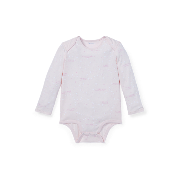 Star-Print Cotton Bodysuit Baby Girl 1