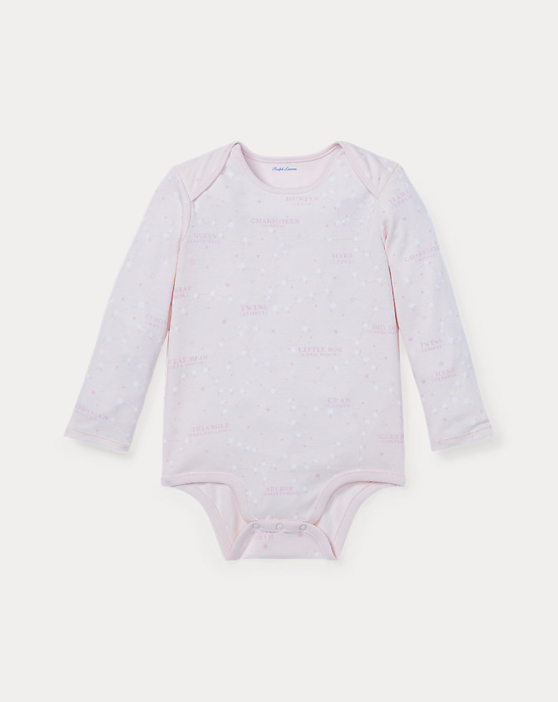 Star-Print Cotton Bodysuit Baby Girl 1