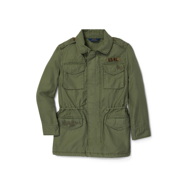 Embroidered Military Jacket GIRLS 1.5-6.5 YEARS 1