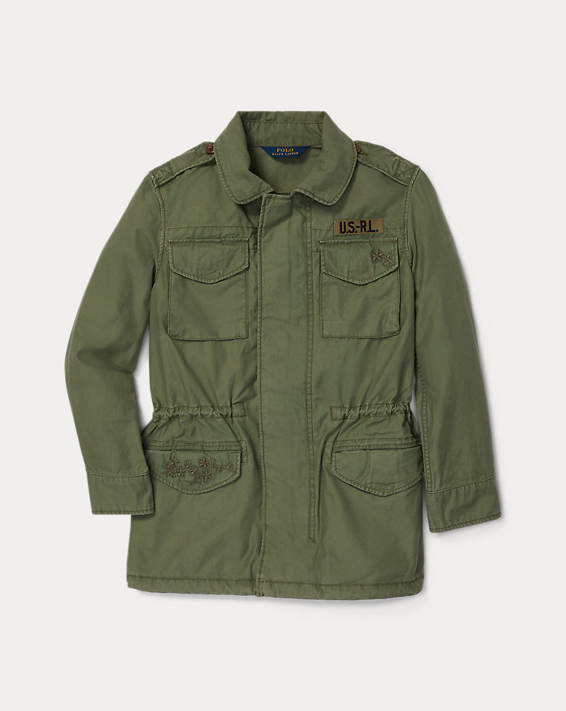 Embroidered Military Jacket GIRLS 1.5-6.5 YEARS 1