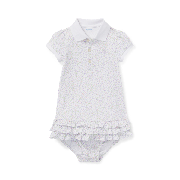 Floral Polo Dress & Bloomer Baby Girl 1