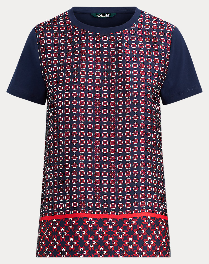 Geometric-Print T-Shirt Lauren 1