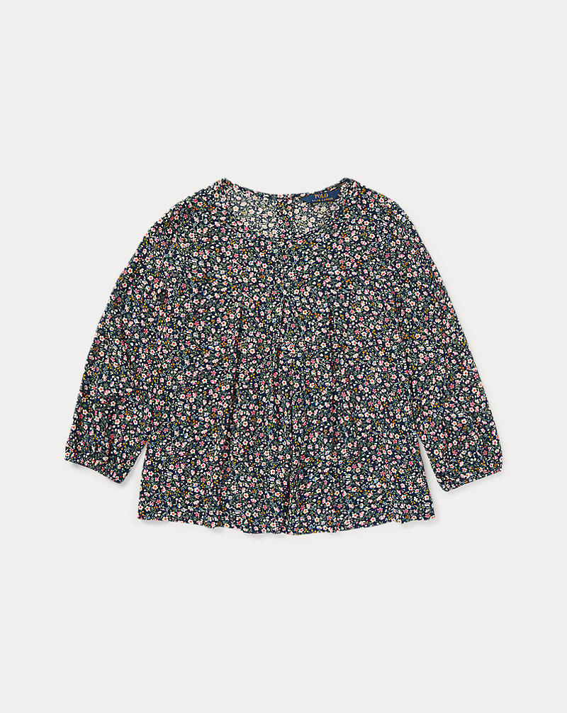 Floral Pleated Top GIRLS 7-14 YEARS 1