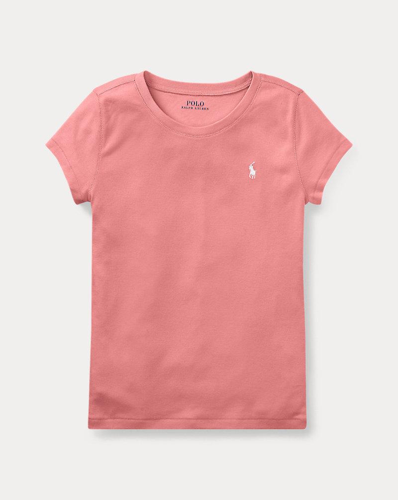Cotton-Modal Crewneck T-Shirt GIRLS 7-14 YEARS 1