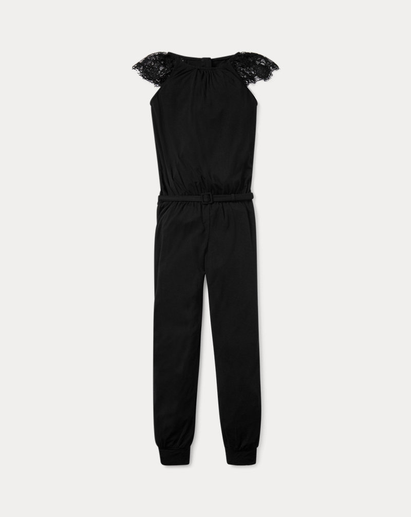 Lace-Sleeve Jersey Jumpsuit GIRLS 7-14 YEARS 1
