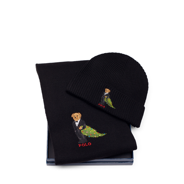 Polo Bear Hat & Scarf Set Polo Ralph Lauren 1