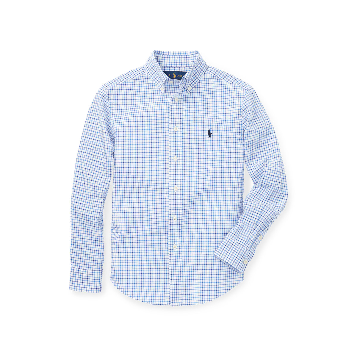 Plaid Cotton Poplin Shirt | Ralph Lauren
