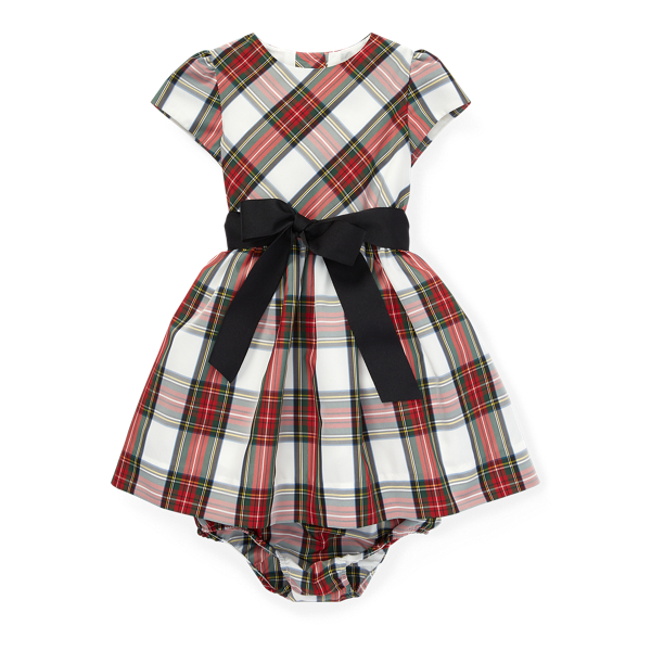 Tartan Plaid Dress & Bloomer Baby Girl 1