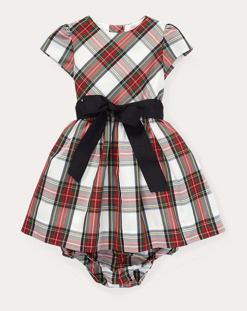 Tartan Plaid Dress & Bloomer Baby Girl 1