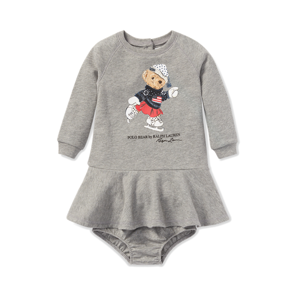 Polo Bear Dress & Bloomer Baby Girl 1