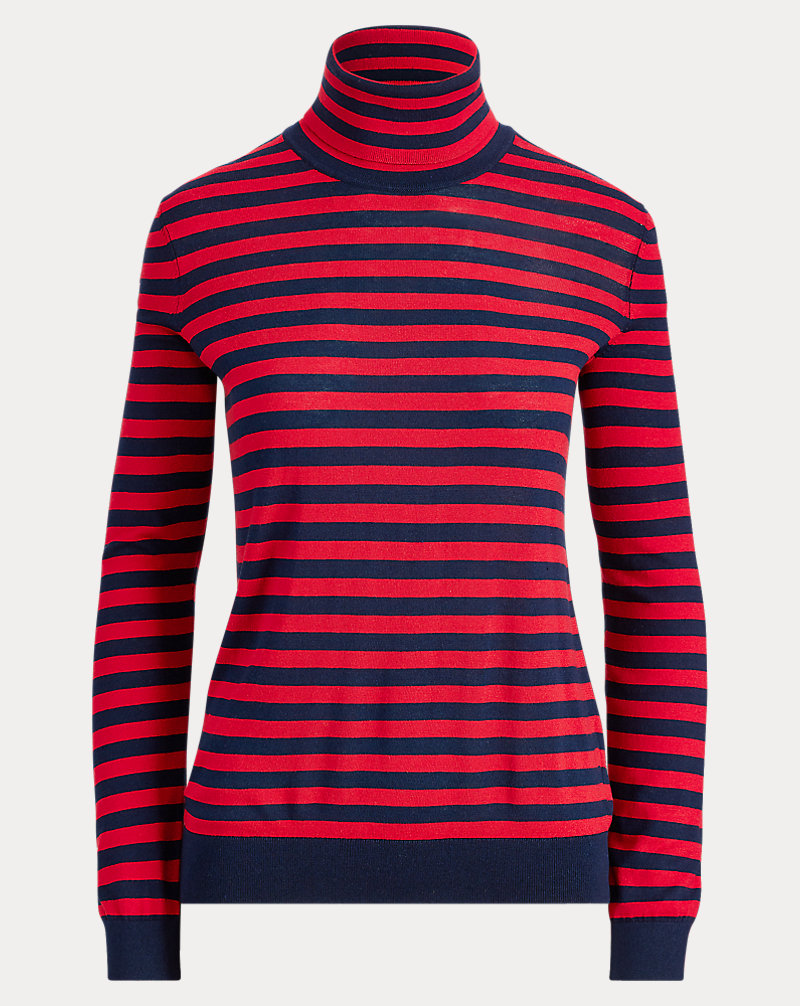 Striped Turtleneck Sweater Lauren 1