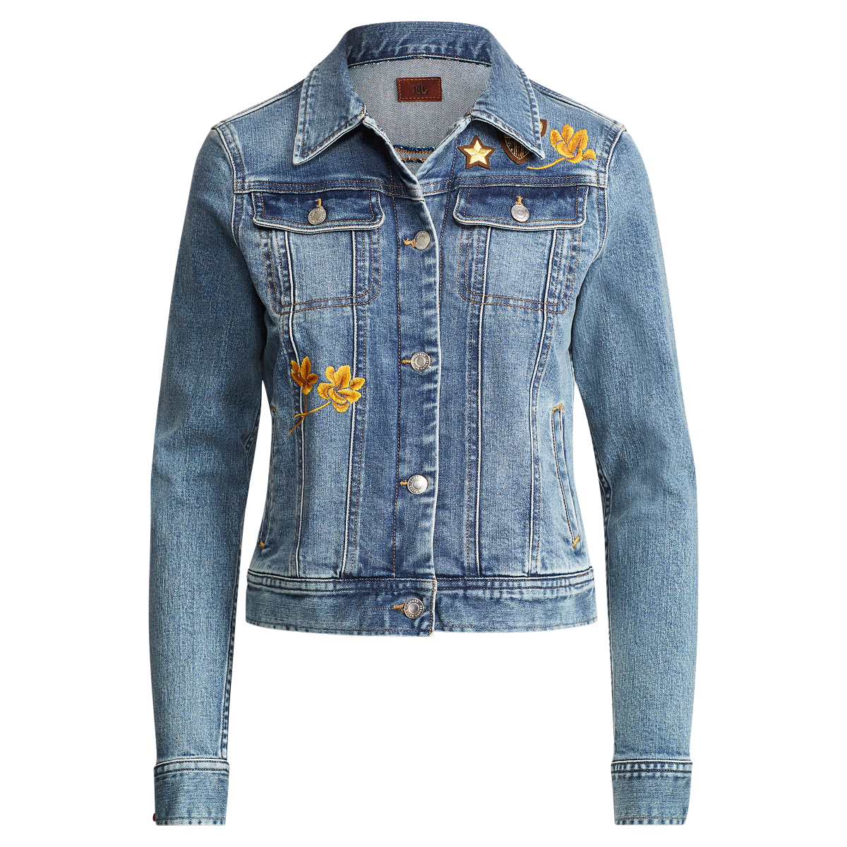 Polo ralph lauren best sale embroidered denim jacket