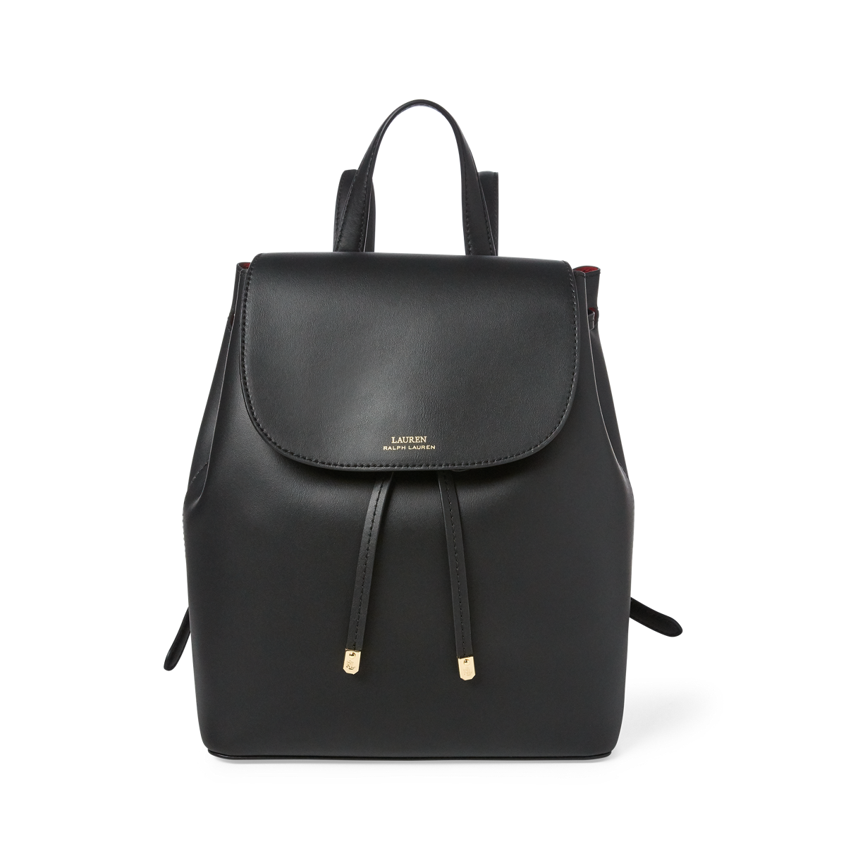 Ralph lauren drawstring online leather backpack