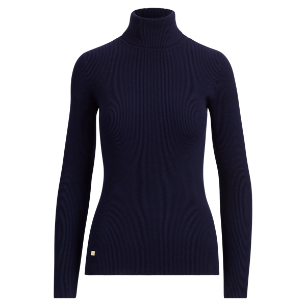Ribbed Turtleneck Sweater