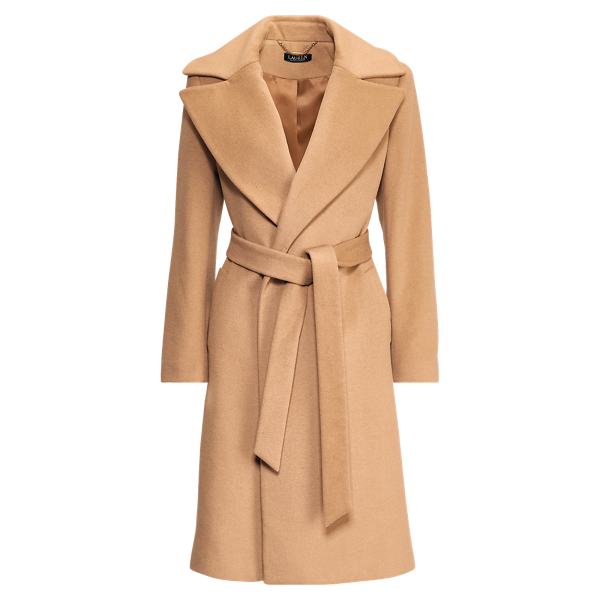 Wool-Cashmere Belted Coat for Women | Ralph Lauren® UK