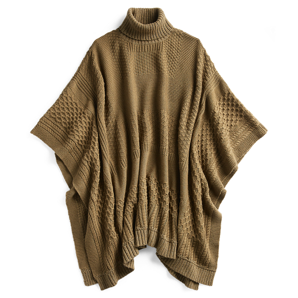 ralph lauren turtleneck poncho