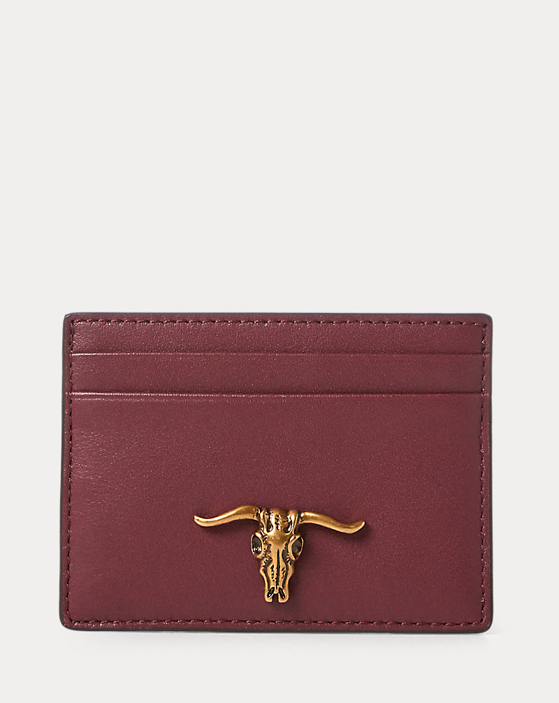Steer-Head Leather Card Case Polo Ralph Lauren 1