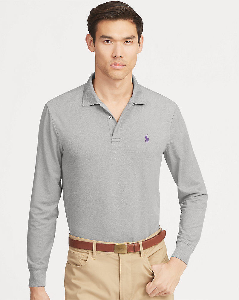 Custom Slim Long-Sleeve Polo Polo Golf 1