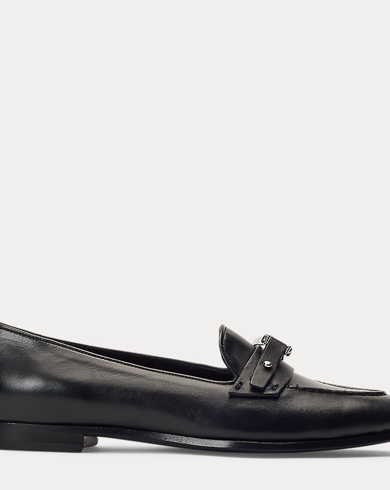 Bailee Leather Loafer Ralph Lauren Collection 1