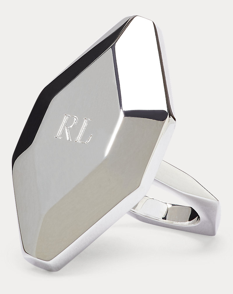 Silver-Plated Gem Ring Ralph Lauren Collection 1