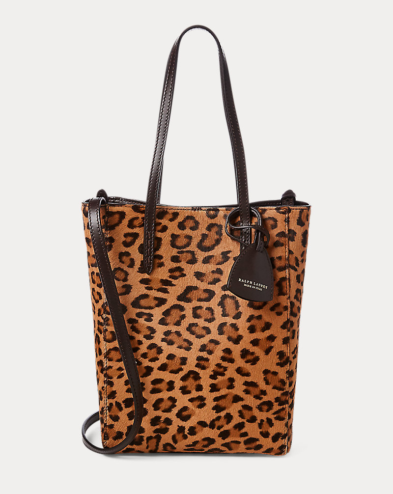 Leopard Mini Modern Tote Bag Ralph Lauren Collection 1