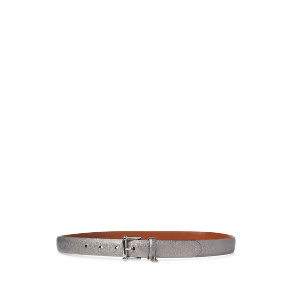 Metallic Leather Belt Lauren 1