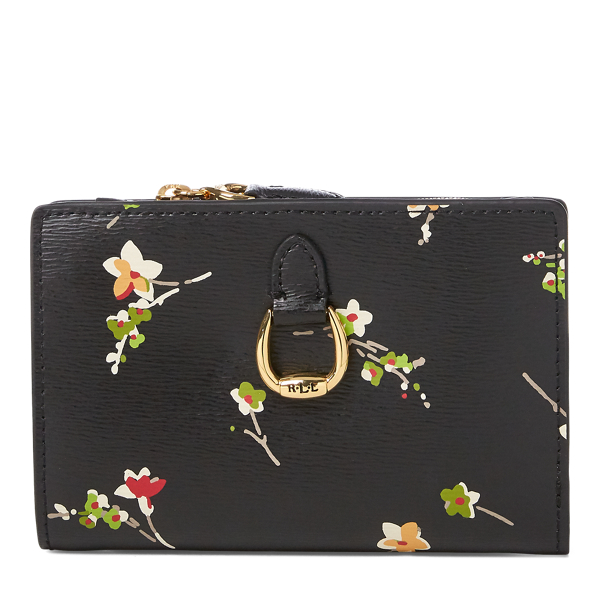 Floral Leather Wallet Lauren 1