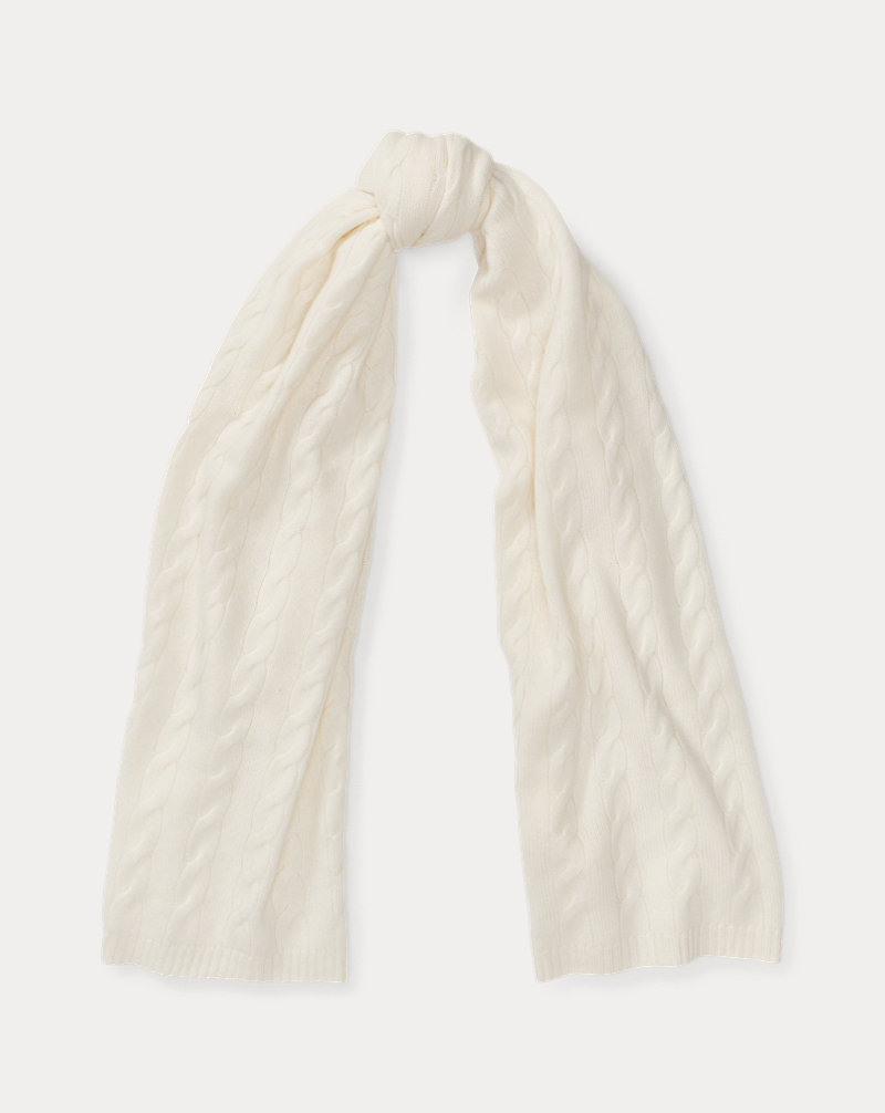Cable Cashmere Scarf Ralph Lauren Collection 1