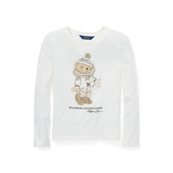 Christmas Bear Cotton T-Shirt GIRLS 7-14 YEARS 1