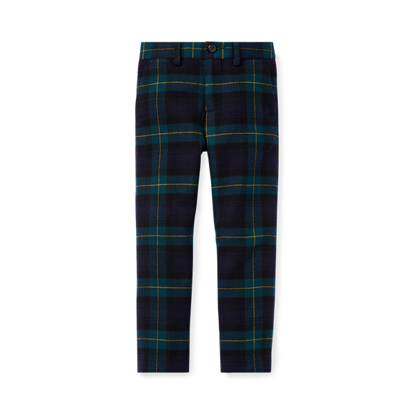 Slim Tartan Wool Twill Trouser BOYS 1.5-6 YEARS 1