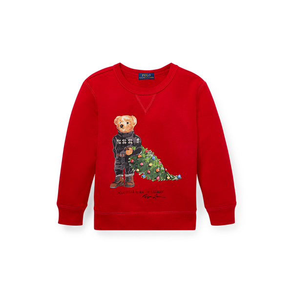 Holiday Bear Fleece Sweatshirt BOYS 1.5-6 YEARS 1