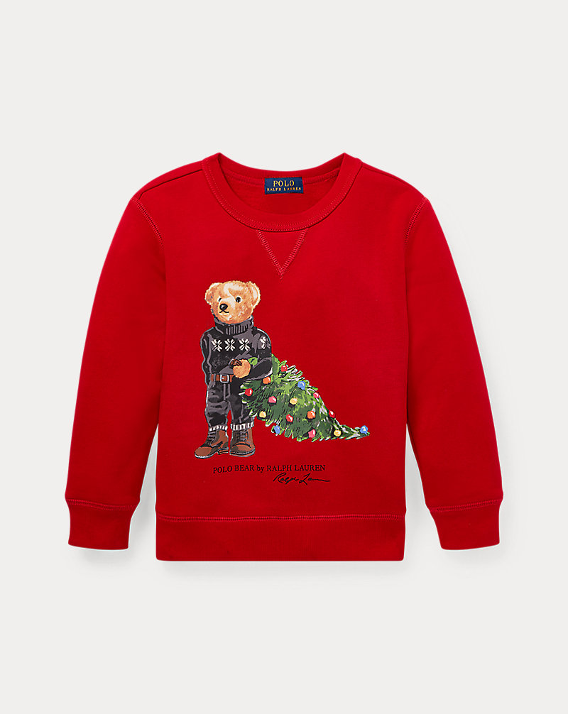 Holiday Bear Fleece Sweatshirt BOYS 1.5-6 YEARS 1