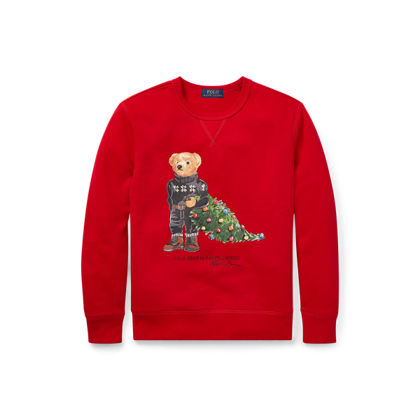 Holiday Bear Fleece Sweatshirt BOYS 6-14 YEARS 1