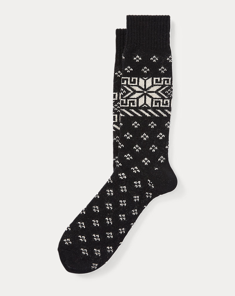 Snowflake Boot Socks Polo Ralph Lauren 1
