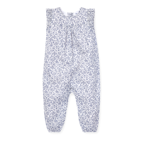 Floral Cotton Romper Baby Girl 1