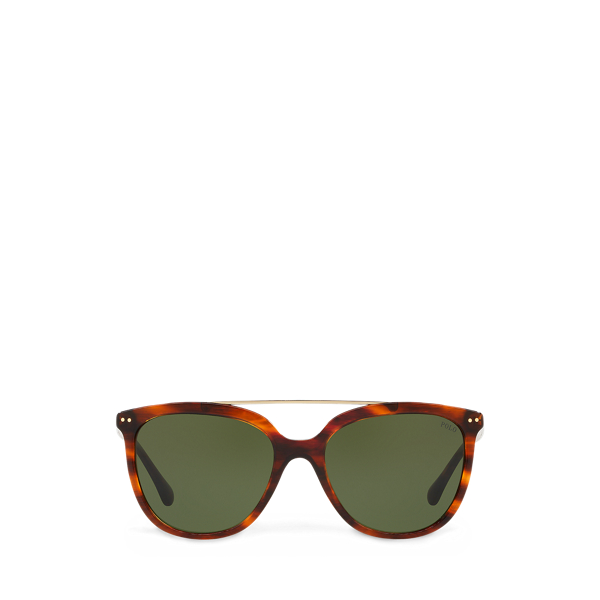 Metal-Frame Square Sunglasses Polo Ralph Lauren 1