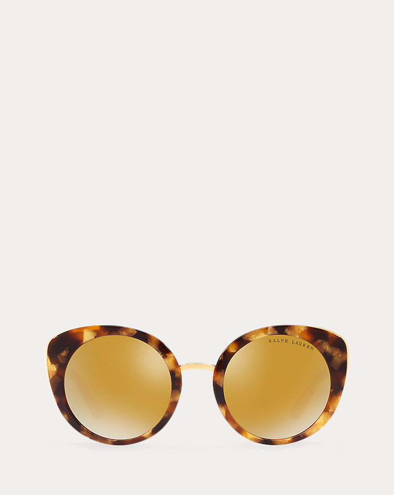Mirrored Rounded Sunglasses Ralph Lauren Collection 1