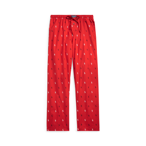 Polo Ralph Lauren Men's Woven Print Pyjama Pants - Navy/Red