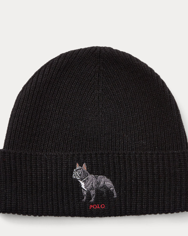 Bulldog Knit Hat Polo Ralph Lauren 1