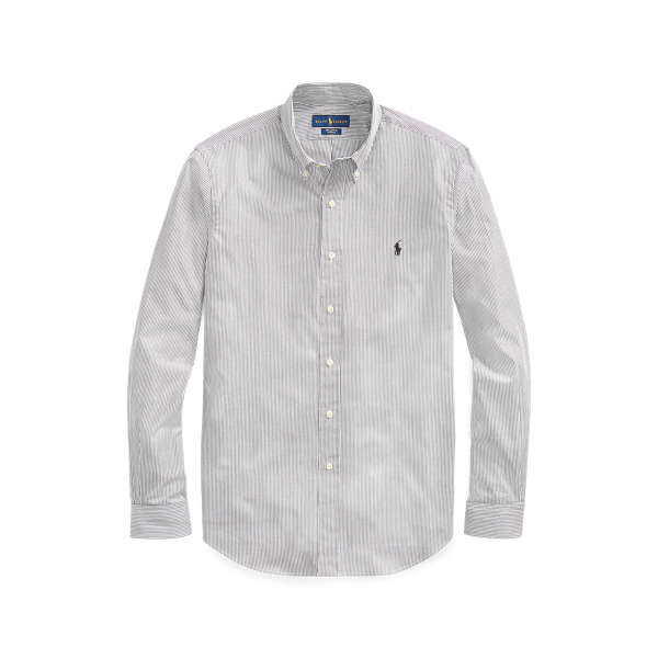 Slim Fit Striped Poplin Shirt