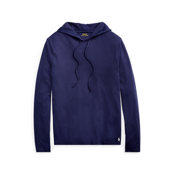 Cotton-Blend Sleep Hoodie Polo Ralph Lauren 1