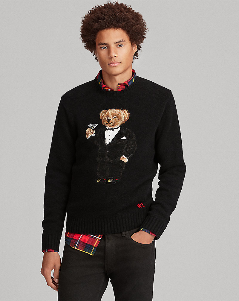 Martini Bear Wool Sweater Polo Ralph Lauren 1