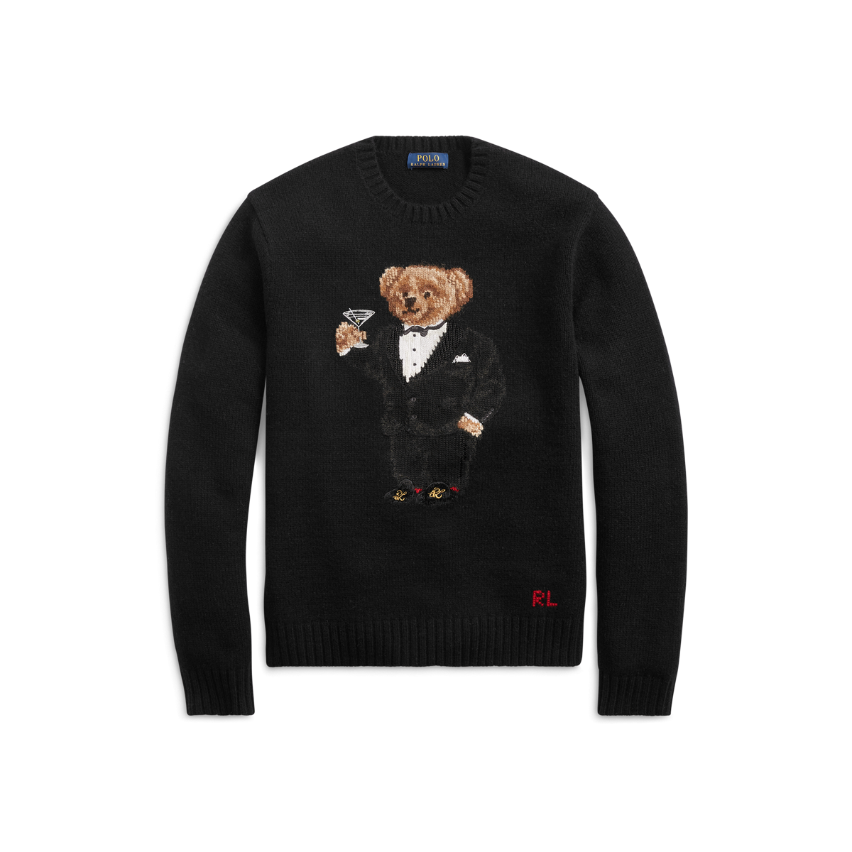 Martini Bear Wool Sweater