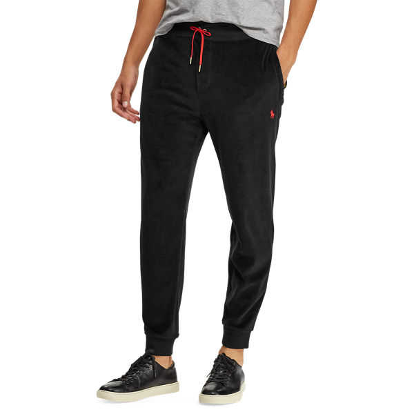 Polo ralph lauren velour joggers deals