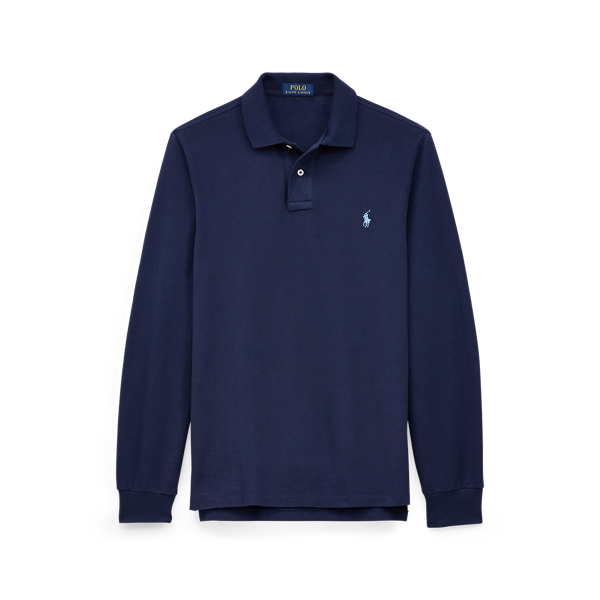 Classic fit long hotsell sleeve polo ralph lauren