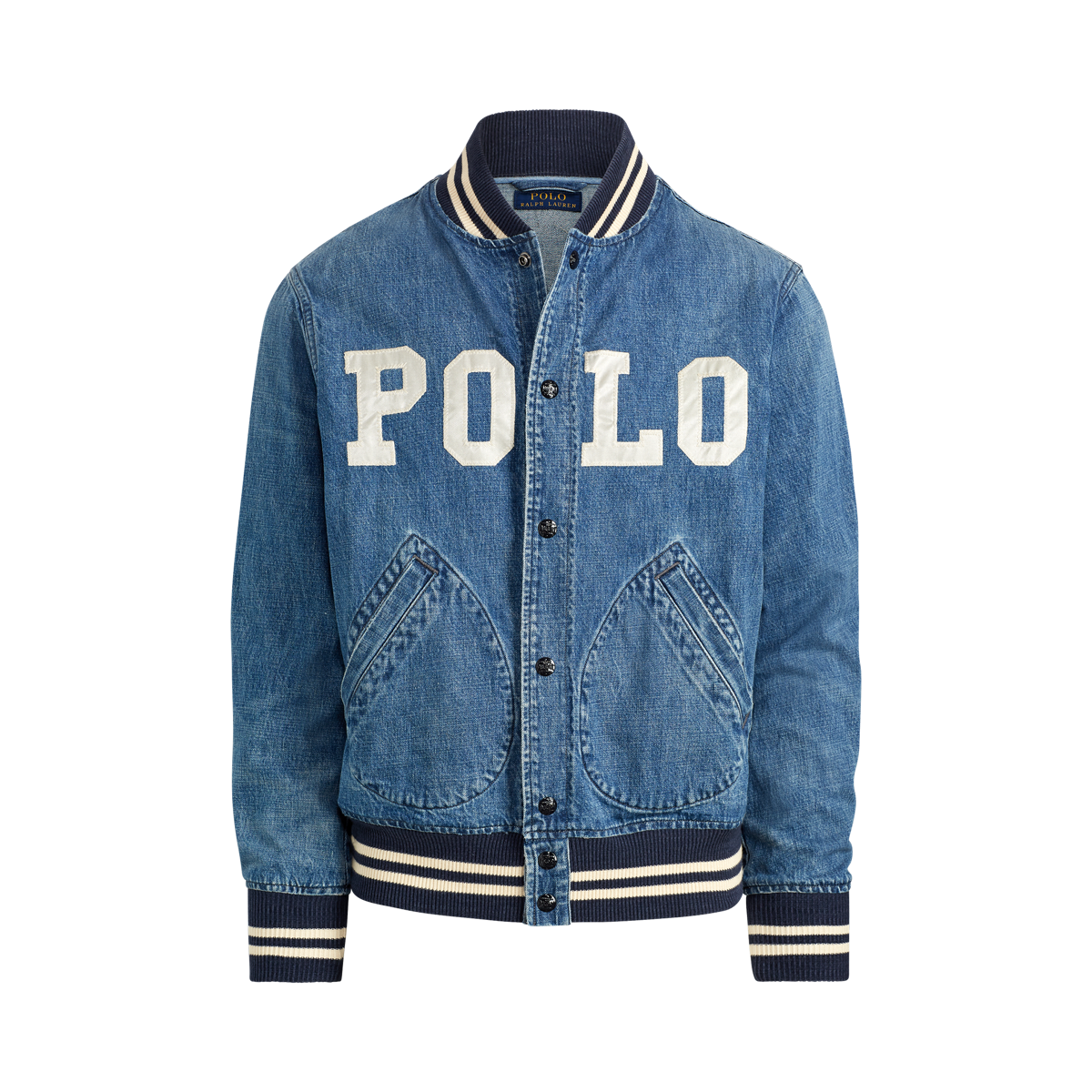 Varsity Inspired Denim Jacket