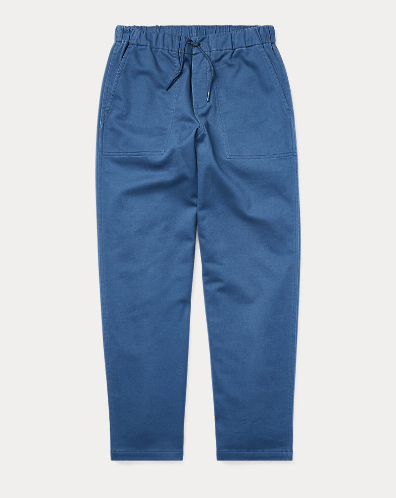 Tapered Stretch Cotton Trouser BOYS 6-14 YEARS 1