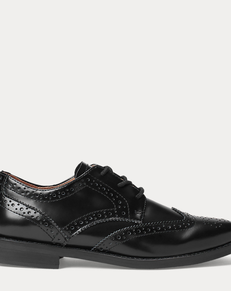 Leather Wingtip Oxford Shoe Child 1
