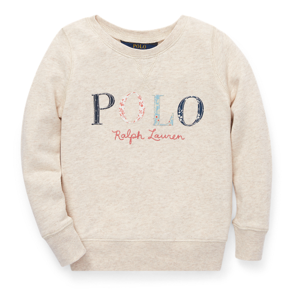 Floral Polo Terry Sweatshirt GIRLS 1.5-6.5 YEARS 1