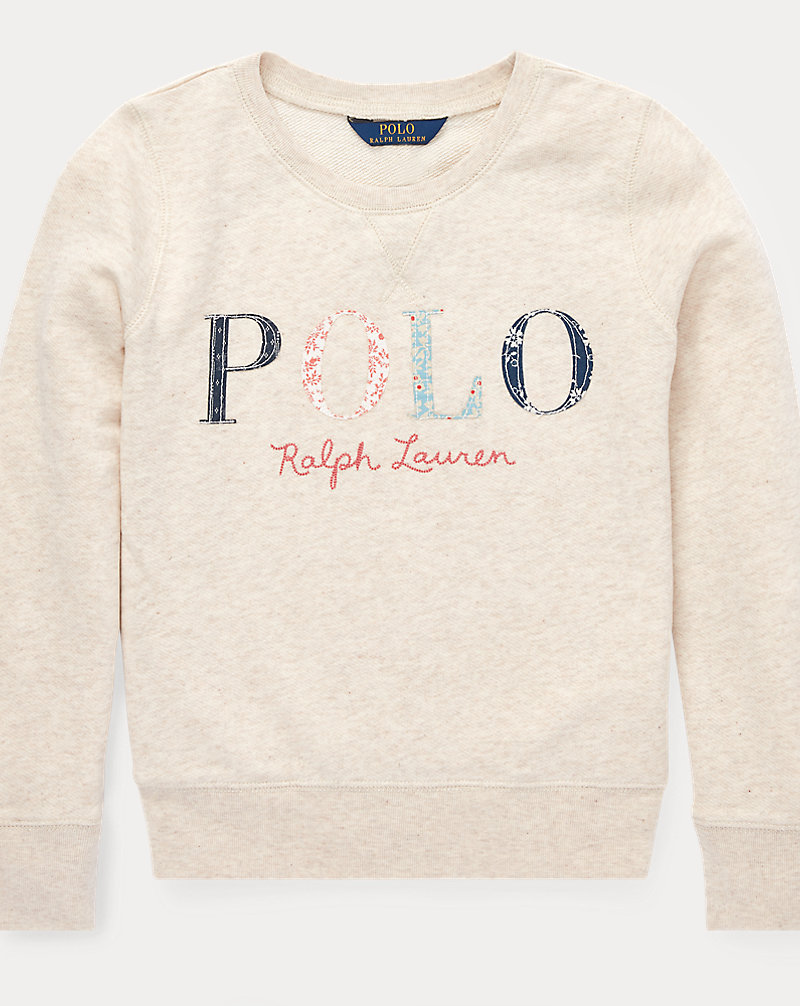 Floral Polo Terry Sweatshirt GIRLS 7-14 YEARS 1